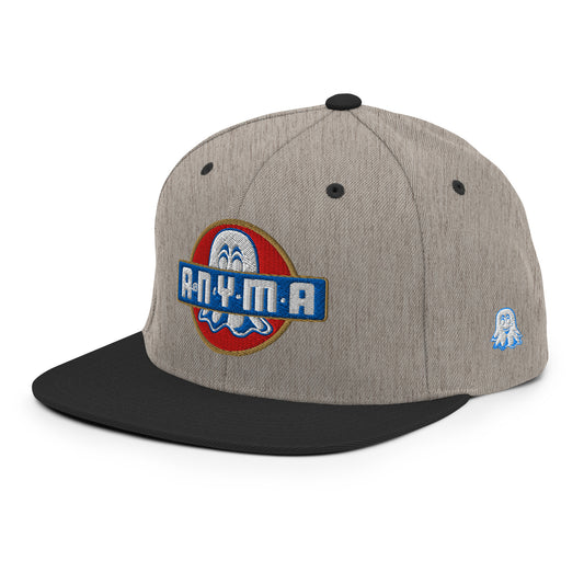 Vintage Logo Blue Anyma Snapback Hat