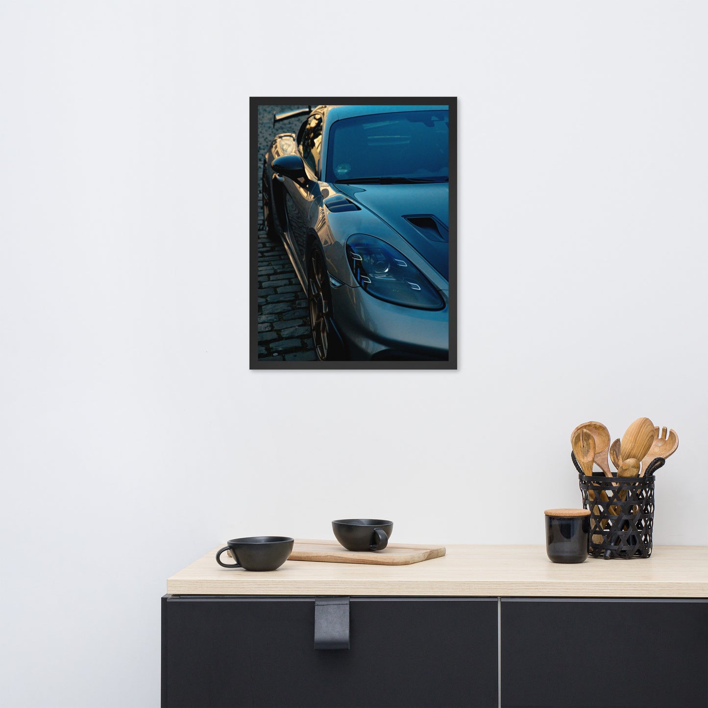 Deutsche Handwerkskunst. Gerahmtes Fotopapier-Poster