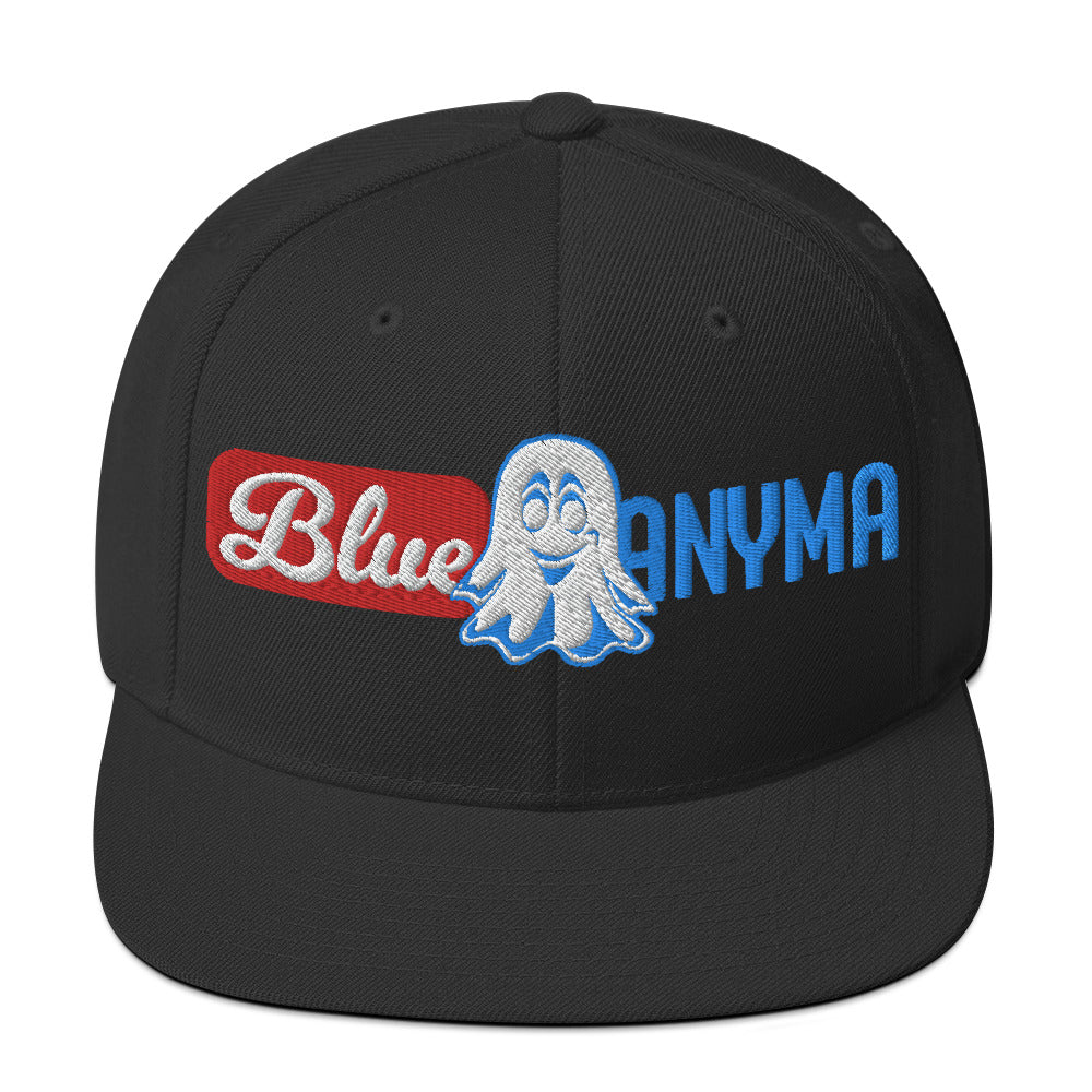 The Blue Anyma Ghost Black Snapback Hat