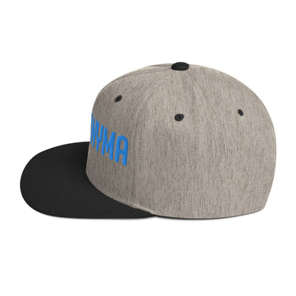 Blue Anyma Embroidered Snapback Hat