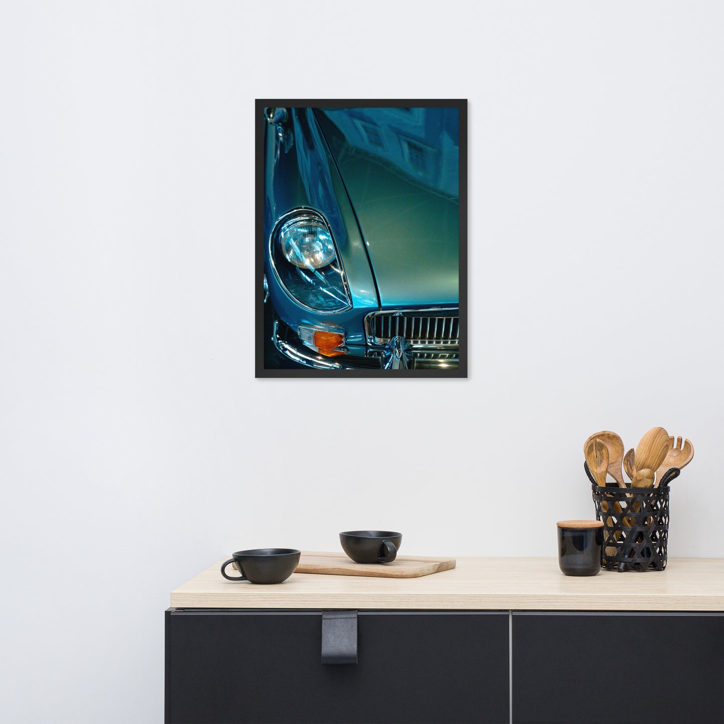 Classic car Framed photo paper poster