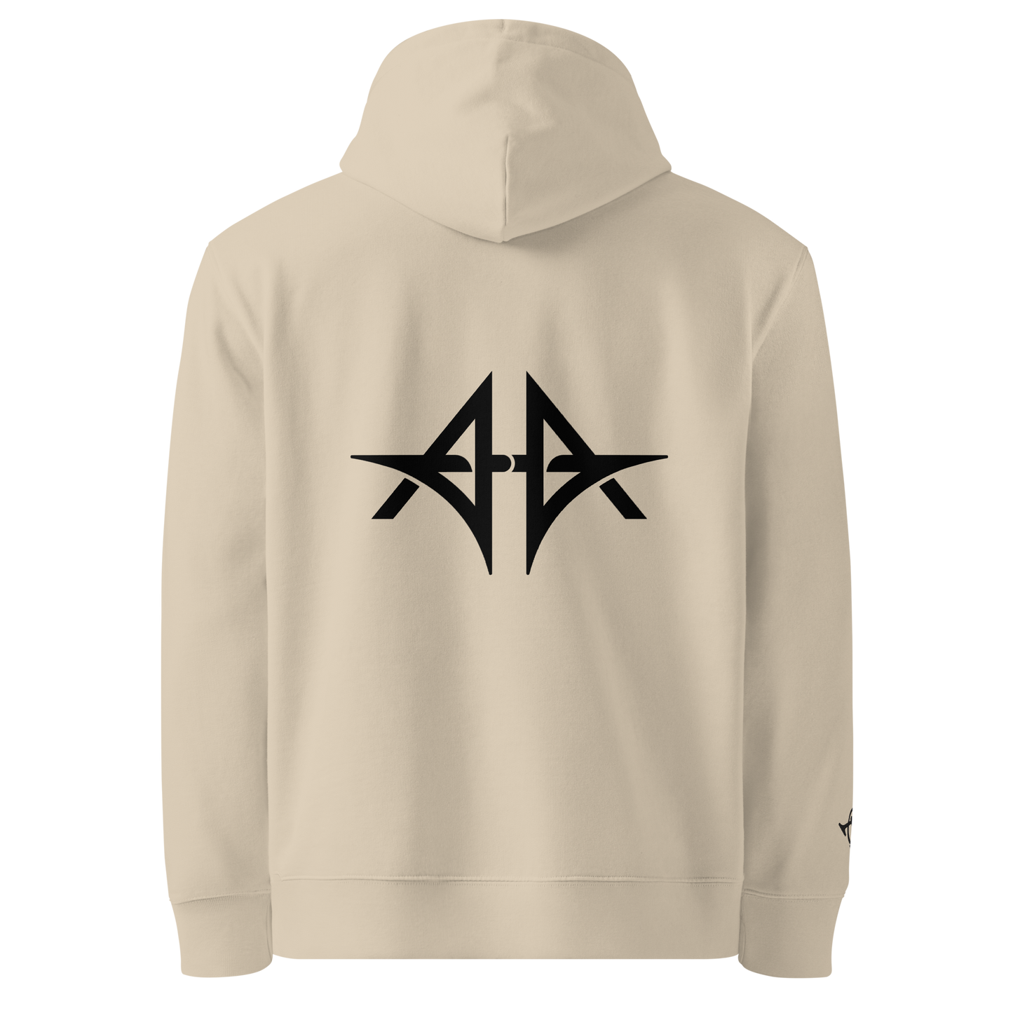 Blue Anyma Embroidered Front - Desert Dust Unisex essential eco hoodie