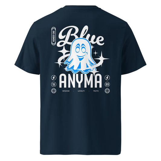 Blue Anyma Y2K Style Unisex Organic Cotton T-shirt