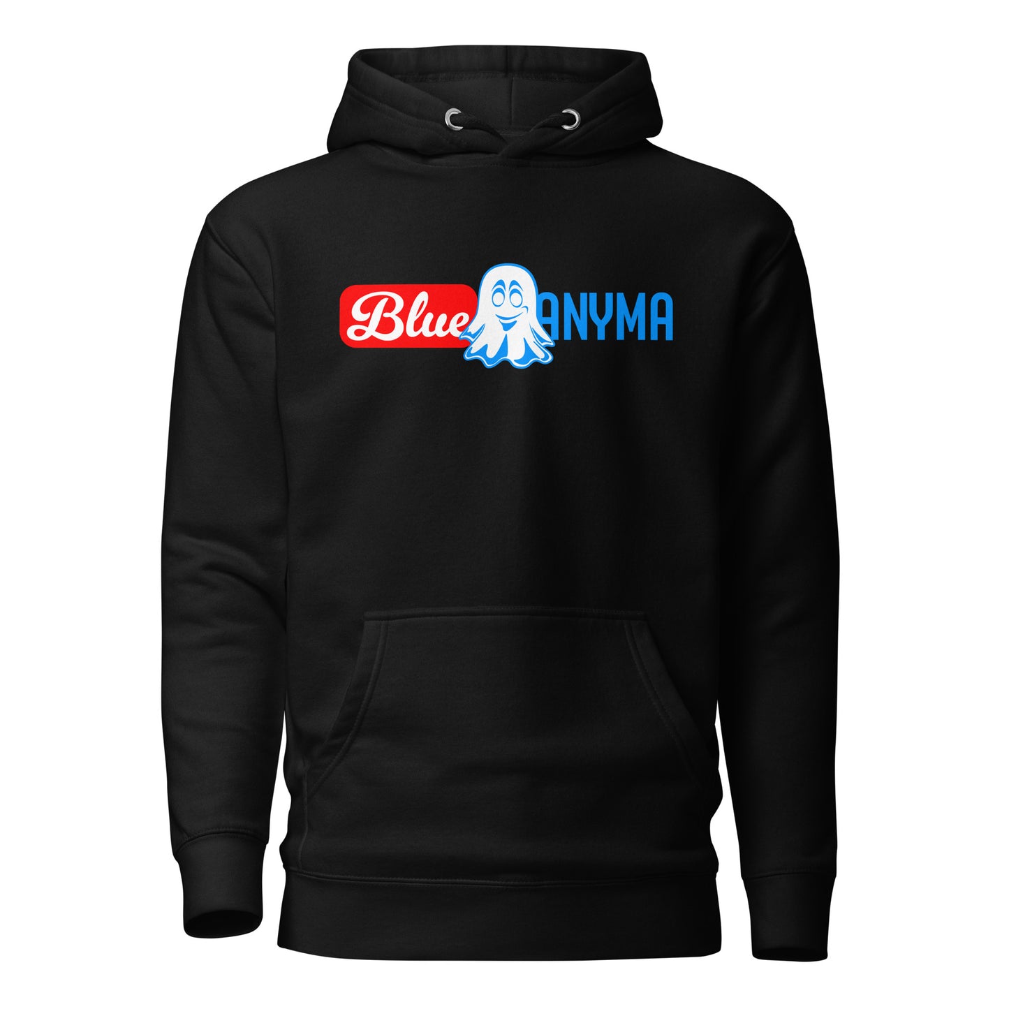 Blue Anyma Hoodie Black