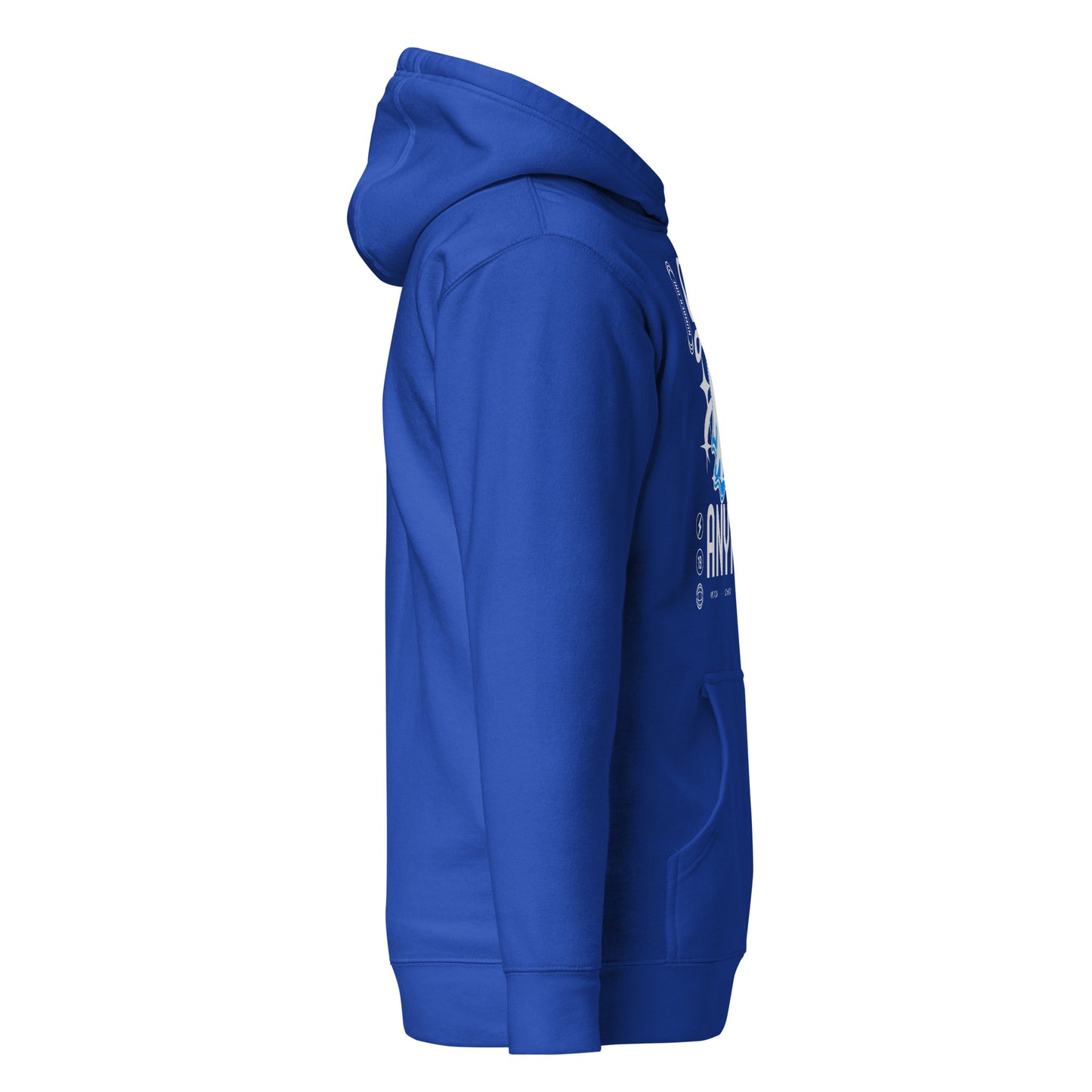 Blue Anyma Y2K Style Hoodie